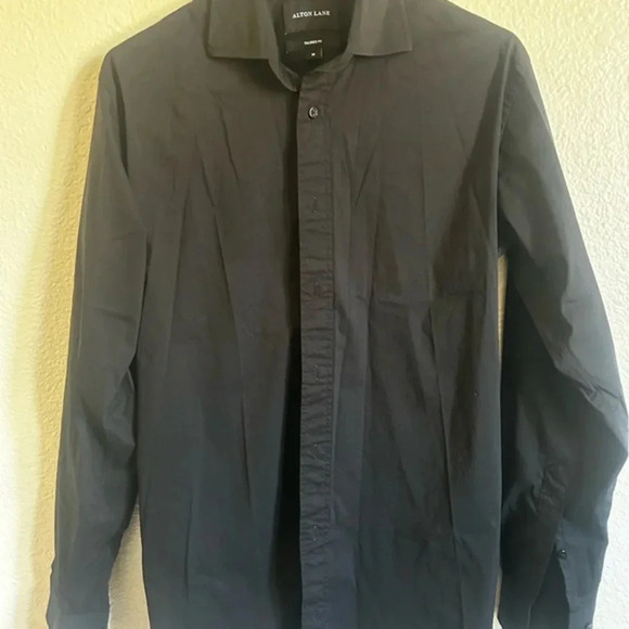 ALTON LANE men’s black shirt‎ size M - Picture 2 of 10